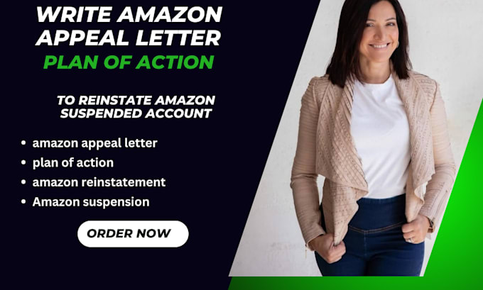 Bestseller - draft a professional amazon appeal letter to reinstate your suspended account