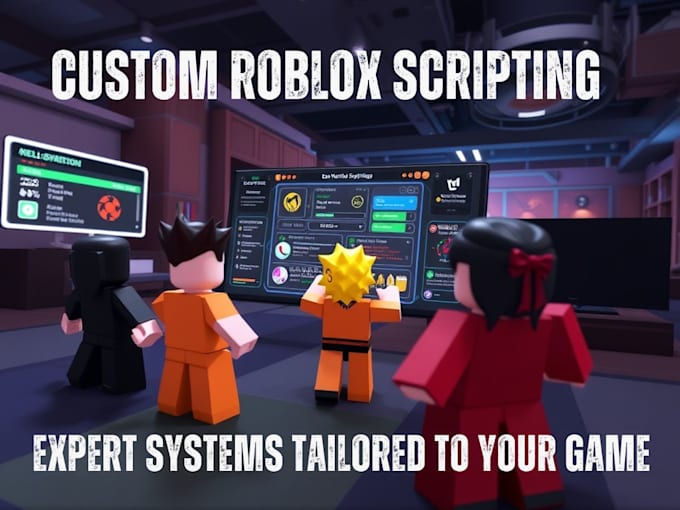 Gig Preview - Be your expert roblox game scripter, script any system, roblox scripting studio