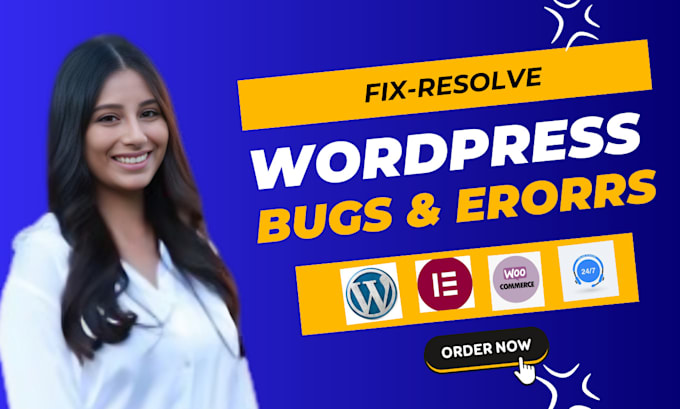 Gig Preview - Fix wordpress, woocommerce issues bugs and errors or do custoomization