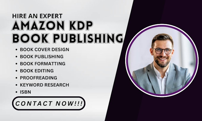 Gig Preview - Do amazon kdp book publishing kdp book formatting 3d bookcover design amazon kdp