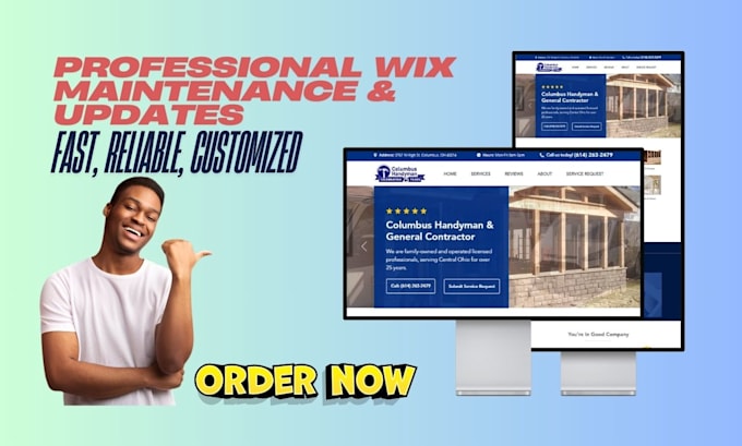 Gig Preview - Do your onetime weekly monthly professional wix maintenance