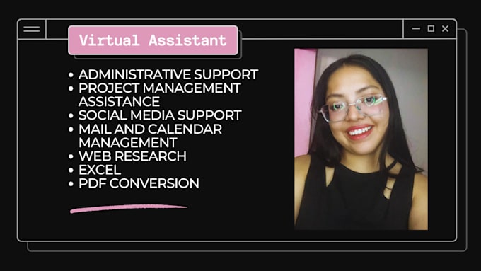 Gig Preview - Be your virtual assistant for admin tasks