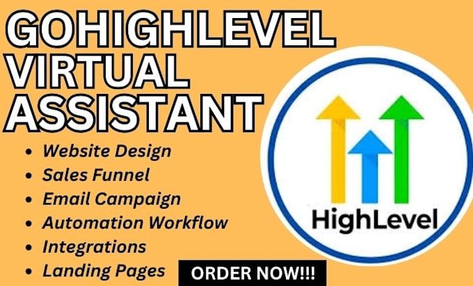 Gig Preview - Be your gohighlevel virtual assistant gohighlevel sales funnel