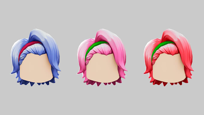 Gig Preview - Design high quality 3d roblox model, ugc hair accessories, roblox assets