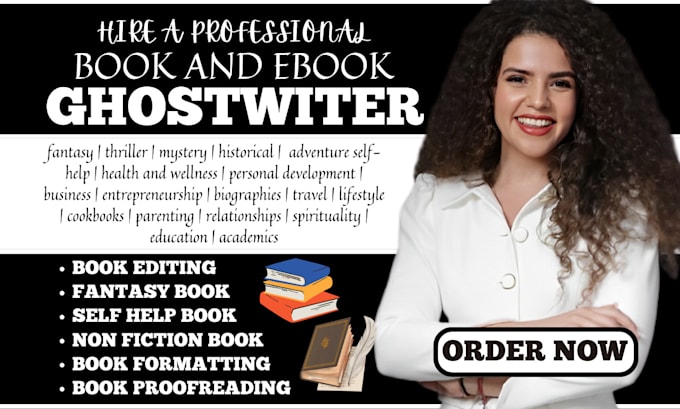 Bestseller - write non fiction book as an ebook ghostwriter kindle formatting for amazon kdp