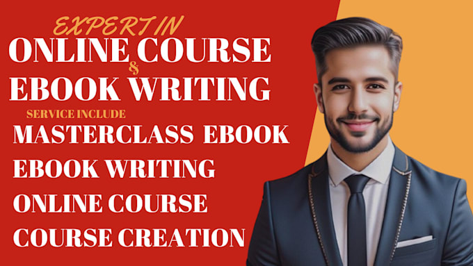 Gig Preview - Be your masterclass online content, ppt, course creation and ebook writing