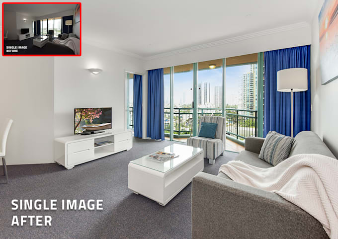 Gig Preview - Retouch and edit real estate photos hdr in photoshop