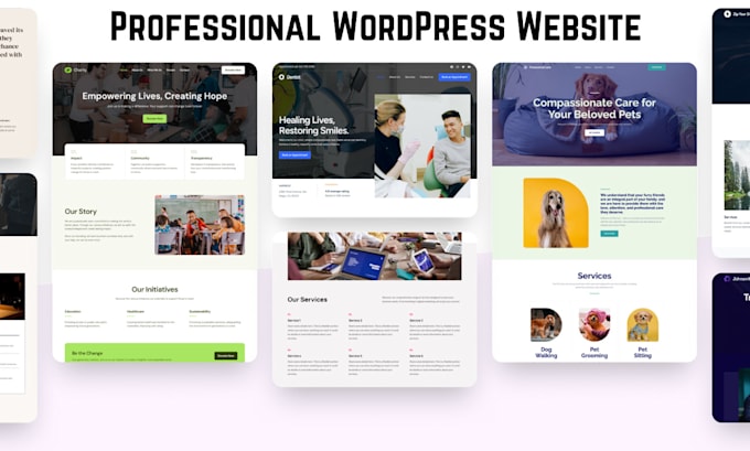 Bestseller - build responsive wordpress website design