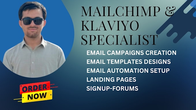 Gig Preview - Boost your email marketing with expert mailchimp and klaviyo