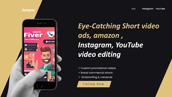 Gig Preview - Create eye catching short video ads, amazon,  facebook and youtube video ads