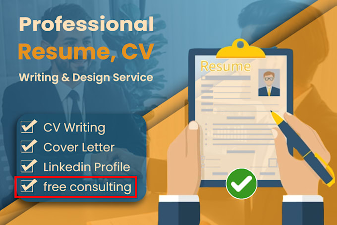 Gig Preview - Create a professional CV for you