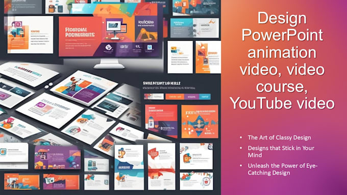 Gig Preview - Design powerpoint animation video, slideshows video ppt slide with voice over