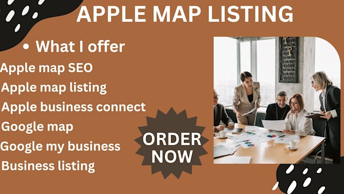 Gig Preview - Create apple map listing apple business connect apple maps