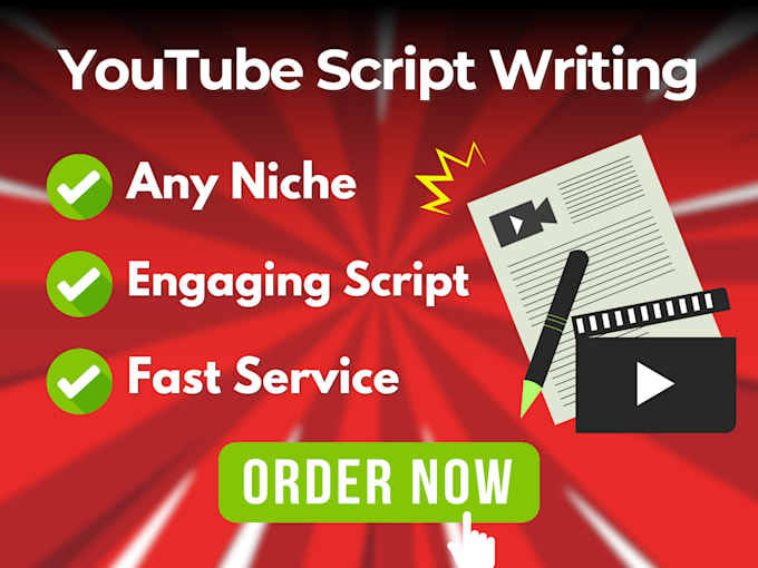 Gig Preview - Do video script writing for youtube channel