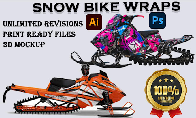 Gig Preview - Do professional atv wrap, snow bike wrap, utv, boat jetski wrap, bike wrap