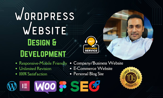 Bestseller - be your wordpress developer, website designer, and create a wordpress website