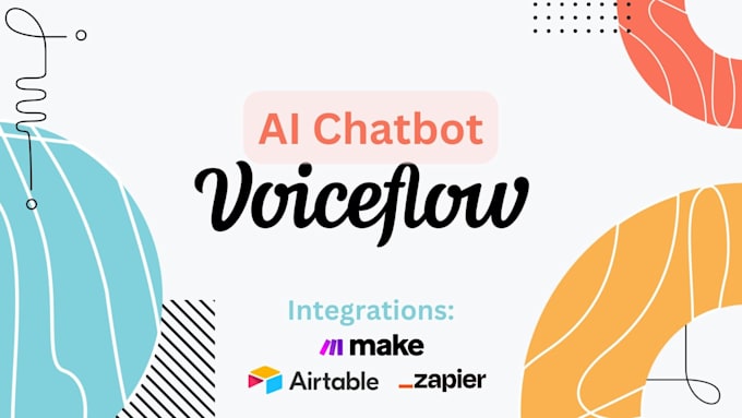 Gig Preview - Create voiceflow ai chatbot for website