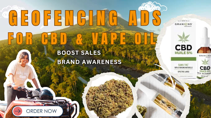 Gig Preview - Setup geofencing ads campaign to boost your cbd business