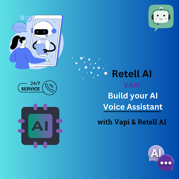 Gig Preview - Develop a custom ai voice assistant and ai caller for you