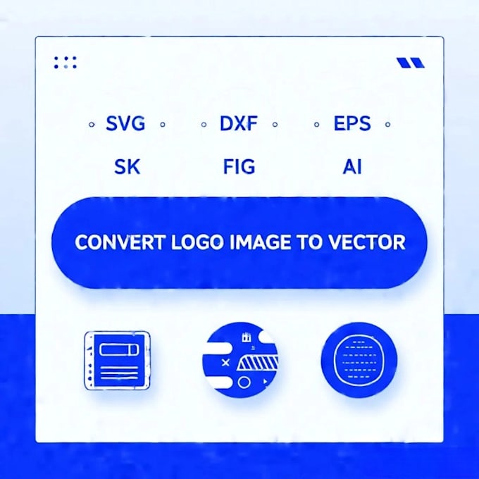 Gig Preview - Convert logo or other images to vector,save as svg dxf sk fig eps ai