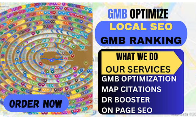 Gig Preview - Optimize gmb local SEO  google maps citations, ranking