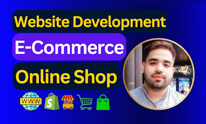 Gig Preview - Build ecommerce website with professional website development services