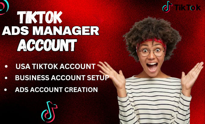 Gig Preview - Create USA tiktok account, business account and USA ads account