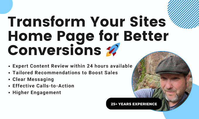 Gig Preview - Review and improve your home page for better first impressions