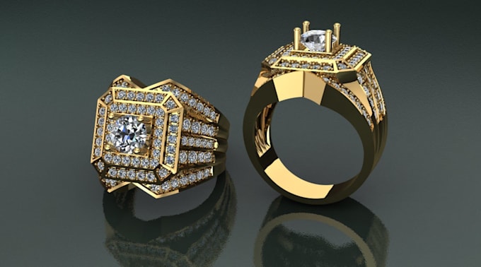 Gig Preview - 3d product design,4k,8k 3d jewelry cad desig,cgi   photorealistic render,3d ring