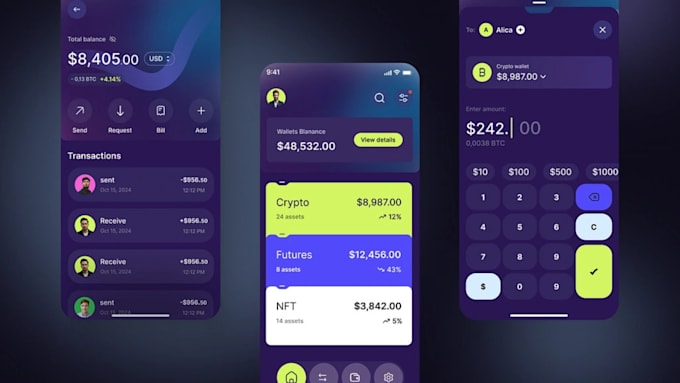 Bestseller - build trading app, stock trading app, forex trading app, crypto wallet app