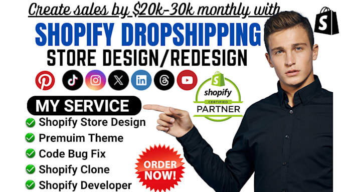 Gig Preview - Shopify expert, shopify developer, bug fixing, theme customization, store design