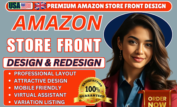 Gig Preview - Develop amazon brand store amazon storefront design for your amazon brand store