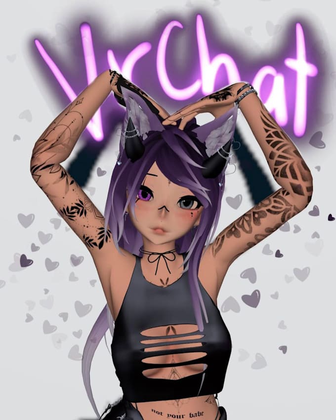 Gig Preview - Custom vrchat, 3d model vr character vrc avatar furry vr chat avatar, unity nsfw