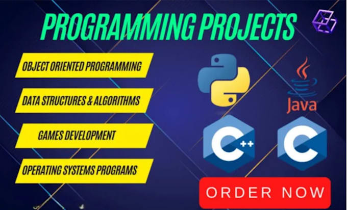 Gig Preview - Write code,cscripts in python java c cpp sql, programming projects