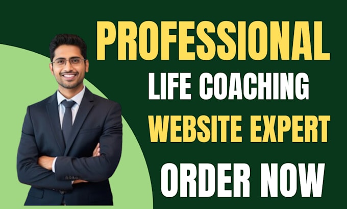 Gig Preview - Design life coaching website, webshop, wix shopify, career website online course