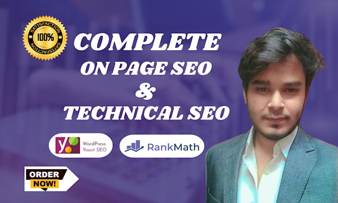 Gig Preview - Do complete on page SEO and technical optimization for your website ranking