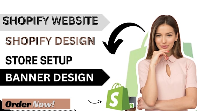 Gig Preview - Build shopify store design shopify store redesign shopify website redesign