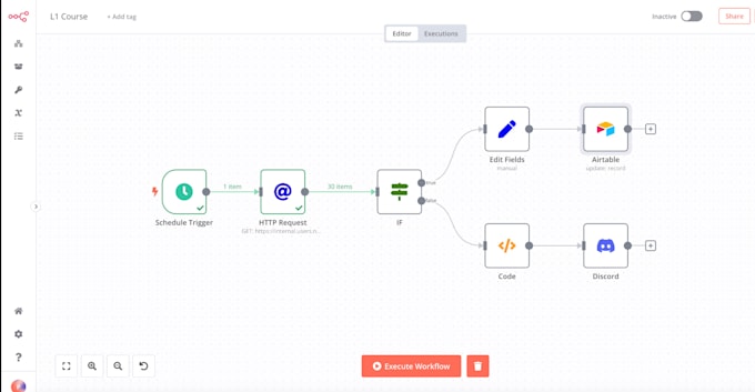 Gig Preview - Create n8n workflows and ai agent