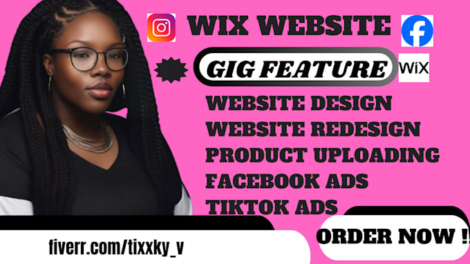 Gig Preview - Design an interactive wix ecommerce website wix store and wix shop