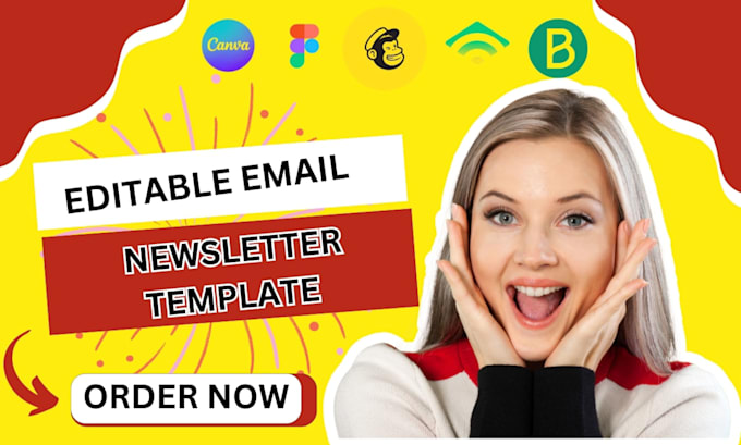 Gig Preview - Design editable email template and newsletter for your brand