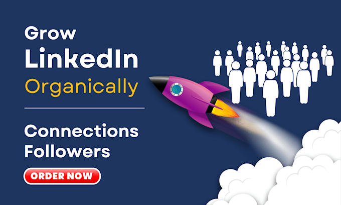 Gig Preview - Grow your linkedin profile or company page with real followers or connections