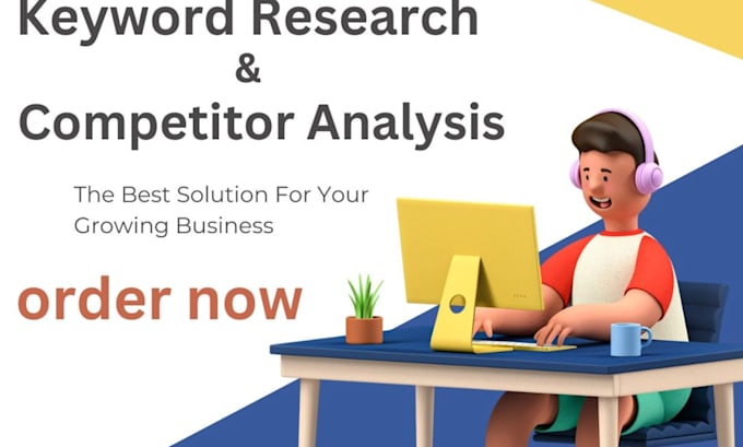 Gig Preview - Perform SEO keyword research and competitor analysis for your business