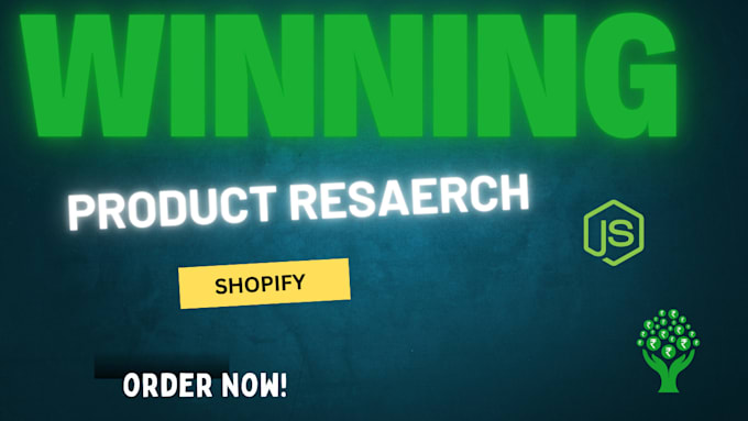 Gig Preview - Find winning products for shopify dropshipping, product research