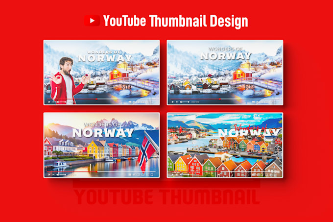 Bestseller - design eye catching youtube thumbnails to skyrocket your views