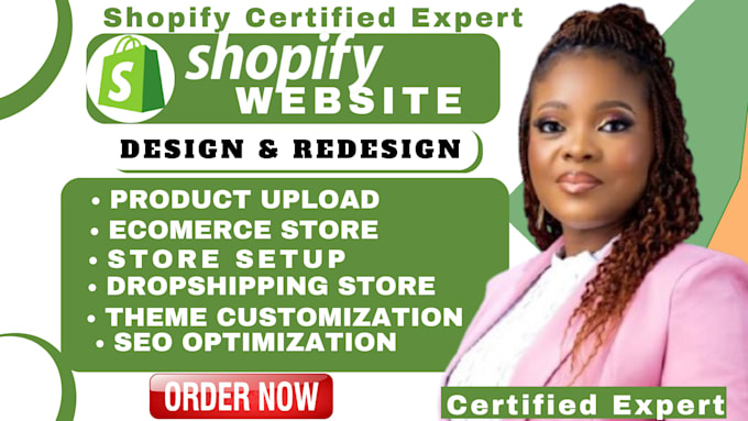 Bestseller - design, redesign shopify store, shopify dropshipping store, shopify website