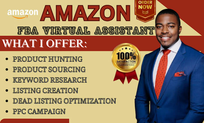 Gig Preview - Be your amazon fba virtual assistant for managing your amazon fba store