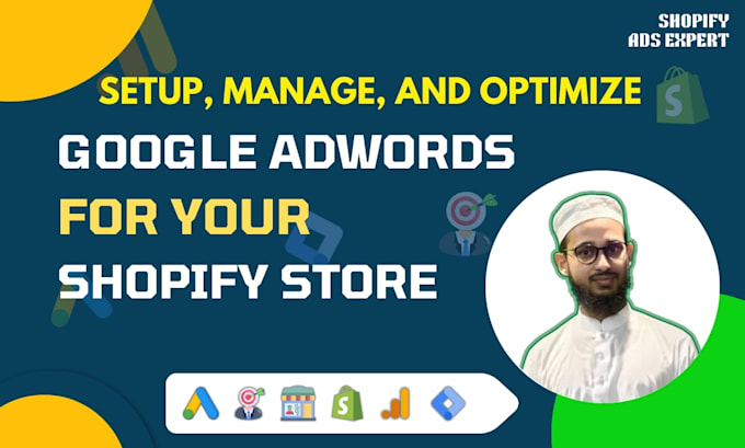 Gig Preview - Setup and manage google adwords PPC ads for shopify store