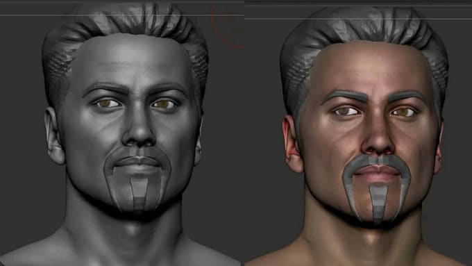 Gig Preview - Do 3d head, 3d bust, 3d model, 3d face, full body, realistic, for 3d printing