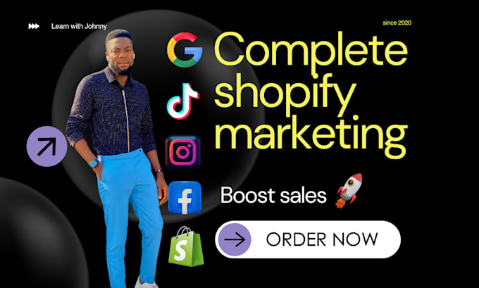 Gig Preview - Boost complete shopify marketing, shopify dropshipping promotion to boost sales