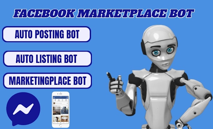 Gig Preview - Create facebook marketplace bot, ebay auto listing bot, notify bot, poster bot